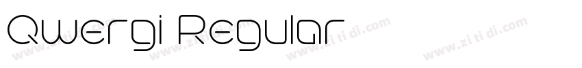 Qwergi Regular字体转换